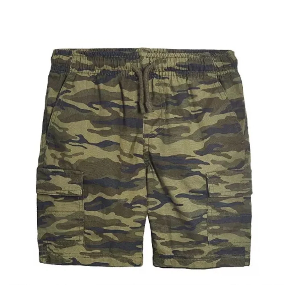 New Epic Threads Toddler Boys Camo Cargo Shorts Green Size Large